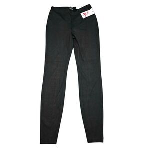 Soma Smoothing‎ Ponte Leggings Size XS Pull-On Stretch Comfort Pants Black NEW